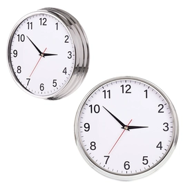 Krom Duvar Saati Ø 430 mm