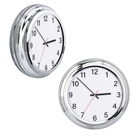 Krom Duvar Saati Ø 380 mm