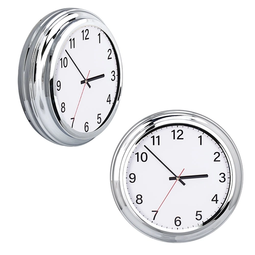 Krom Duvar Saati Ø 380 mm