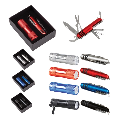 7 Fonksiyonlu Çakı - Led Elfenerli Set